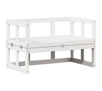 Garden Sofa Bench Extendable Outdoor Dining Bench Seat Solid Wood Pine vidaXL