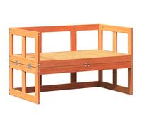 Garden Sofa Bench Extendable Outdoor Dining Bench Seat Solid Wood Pine vidaXL