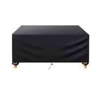 Garden Sofa Covers Waterproof 80 Length x 80 Width x 50 Heigh Waterproof Covers for Outdoor Chairs,Rattan Furniture Cover Square,Outdoor Garden Furniture Cover Heavy Duty Oxford Fabric - Black