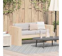 Garden Sofa Solid Pine Wood Outdoor Terrace Seating Spring Furniture vidaXL