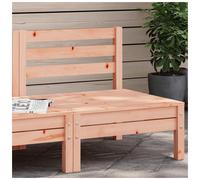 Garden sofa natural douglas pine 63.5x63.5x62.5cm armless modular wood slatted.