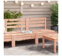 Garden sofa Natural Douglas solid pine 63.5x63.5x62.5cm Armless Modular Outdoor