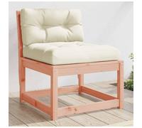 Garden sofa natural douglas solid pine 63.5x73x78cm modular slatted outdoor seat
