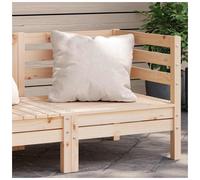 Garden sofa natural pine 63.5x63.5x62.5cm solid pine modular slatted seat60x60
