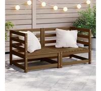 Garden Sofa Outdoor Sofa Wooden Sectional Sofa Seat Solid Wood Pine vidaXL