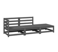 Garden Sofa Outdoor Sofa Wooden Sectional Sofa Seat Solid Wood Pine vidaXL