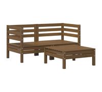 Garden Sofa Outdoor Sofa Wooden Sectional Sofa Seat Solid Wood Pine vidaXL
