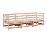 Garden Sofa Set 3 Piece Outdoor Sofa Set Corner Sofa Solid Wood Pine vidaXL