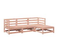 Garden Sofa Set 4 Piece Outdoor Sofa Set Corner Sofa Solid Wood Pine vidaXL