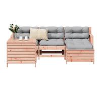 vidaXL Garden Sofa Set 5 Piece Outdoor Sofa Corner Sofa Solid Wood Douglas Fir