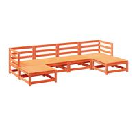 Garden Sofa Set 6 Piece Outdoor Sofa Set Corner Sofa Solid Wood Pine vidaXL