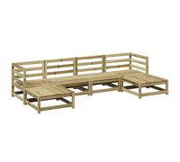 vidaXL 6 Piece Garden Sofa Set Impregnated Wood Pine