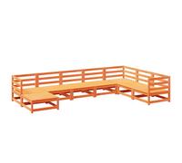 Garden Sofa Set 8 Piece Outdoor Sofa Set Corner Sofa Solid Wood Pine vidaXL