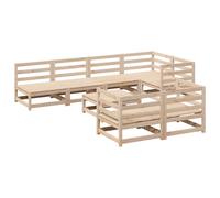 Garden Sofa Set 8 Piece Outdoor Sofa Set Corner Sofa Solid Wood Pine vidaXL