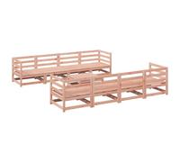 Garden Sofa Set 9 Piece Outdoor Sofa Set Corner Sofa Solid Wood Pine vidaXL