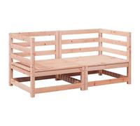 vidaXL Garden Sofa Set 2 Piece Outdoor Sofa Corner Sofa Solid Wood Douglas Fir