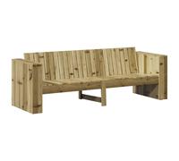 Garden Sofa Solid Pine Wood Outdoor Terrace Seating Spring Furniture vidaXL