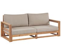 Garden Sofa TIMOR FSC® Certified Acacia Wood Light Wood 2 Seater