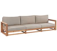 Garden Sofa TIMOR FSC® Certified Acacia Wood Light Wood 3 Seater
