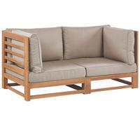 Garden Sofa TRANI FSC® Certified Acacia Wood Light Wood 2 Seater