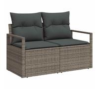 Garden Sofa Poly Rattan Outdoor Seating Modern Seating Terrace Lounge vidaXL