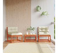 Garden Sofas Outdoor Corner Sofa Patio Seat Couch Solid Wood Douglas vidaXL