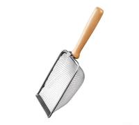 Garden Soil Sieve Set Stainless Steel Compost Sifter with Wooden