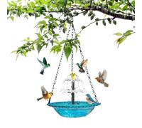 Garden Solar Cascade Bird Bath - Cascading Water Fountain, Floating Panel Pump Set with Sprayers | Solar Fountain for Bird Bath, Outdoor Garden, Backyard, Lawn, Patio