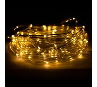 Garden Solar Light Rope White 10M - 75 Lights