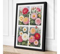 Garden Specimens Botanical Canvas Wall Art Print 30x20 Inch (76 x 51 cm)