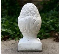 Garden sphere ornament Cement sphere statue Concrete sphere sculpture Outdoor acorn ornament Stone garden acorn Large acorn figure gift Amazing acorn figurine Cement garden acorn Front door acorn