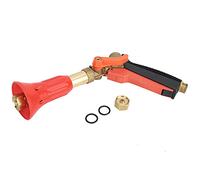 Garden Spray Head, Copper High Pressure Hose Sprayer, G1 / 4in & G1 / 2in Thread - Durable Ceramic Nozzle, Adjustable Spray, Ideal for Agricultural and Flower Irrigation