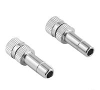 Garden Spray Lance with 10 Pieces 6 mm Atomiser Nozzles, Quick Release, Fine Misting for Plant Watering, Suitable for Home Garden, Patio, Greenhouse (0.15 mm)