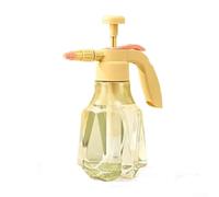 Garden Sprayer 51oz with Adjustable Nozzle, Manual Pressure Hand Atomizer for Plant Watering, Cleaning, Pet Bathing and Car Wash, Green/Yellow(Yellow)