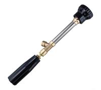 Garden Sprayer Heavy Duty Aluminium Pressure Sprayer with Ceramic Nozzle Adjustable Mist to Stream Spray Wand for Plant Care Fertiliser Application 29cm 53cm Black(30cm)