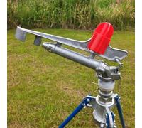 Garden Sprinkler, 2 Inch Agriculture Irrigation Spray Sprinkler Farm 360° Rotary Adjustable Watering Sprinklers Large-Area Watering Spray for Farms, Orchards, Tea Gardens (26-36 Metres Spray Radius)