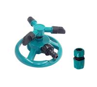 garden sprinkler， 360° Rotating Garden/Lawn Sprinkler 3-Arms System Automatic Watering Irrigation(B with connect)