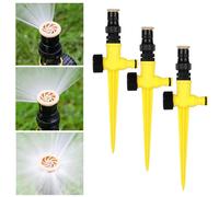 Garden Sprinkler, Automatic Rotating Lawn Sprinkler 3PCS 360