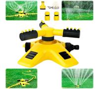 Garden Sprinkler for Lawns, 360° Rotating Lawn Water Sprinkler With 3 Adjustable Arms for Adjusting the Water Spraying Range, Automatic Watering System for Garden, Grass, Plants & Irrigation