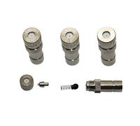 Garden Sprinkler Watering Sprayer 5 20bar Low Pressure Copper Mist Nozzle Agricultural Industrial Cooling 8mm Slide Lock Quick Connect Nozzle 30 pcs Color 0 4 mm Mist