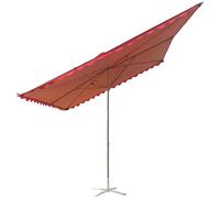 Garden Square Umbrellas Tilting Parasols Various Sizes for Outdoor Terraces, Beaches, Swimming Pools Bones * 4m