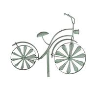 Garden Stake Bicycle Antique Green Windmill Wind Chime Garden Decoration Flower Bed Decoration Decorative Wheel Variant: High Wheel
