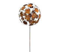 Garden Stake Decorating DIY Adjustable Petals Rusty Iron