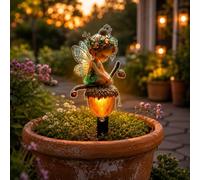 Garden Stake Enchanted Fairy Acorn Garden Stake, 2D Flat Waterproof Acrylic Yard Decor, Whimsical Forest Ornament for Lawn & Pots