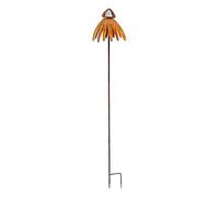 Garden Stakes - Decorative Garden Stakes, Metal Garden Art, Decorative Ground Inserts, Landscaping Insert, Retro Rusted Iron Flower, Artificial for Lawn, Patio, Path, G