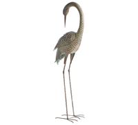 Garden Statue BEYLA Crane Brown