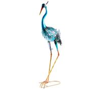 Beliani Garden Statue Ifugao Crane Blue