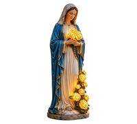 Garden Statue Lights - Decorative Lantern Light Up Resin Waterproof - Outdoor Garden Decorative Lights - for Outdoor Garden Ornament Path Terrace Balcony Outdoor
