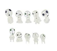 Garden Statue, Luminous Tree Spirits Elves Princess Mononoke Fairy Garden Accessories, Resin Glowing Ghost Cartoon Action Figure Dolls for Micro Landscape Potted Decor (10Pcs)