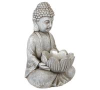 Beliani Decorative Figurine Grey Montcel, Grey